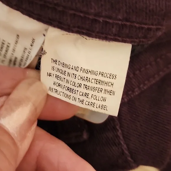 Gloria Vanderbilt Amanda Women's Purple Jeans - Picture 4 of 9